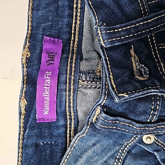 YMI Wannabettafit Girls Jeans Size 8 - Picture 4 of 7